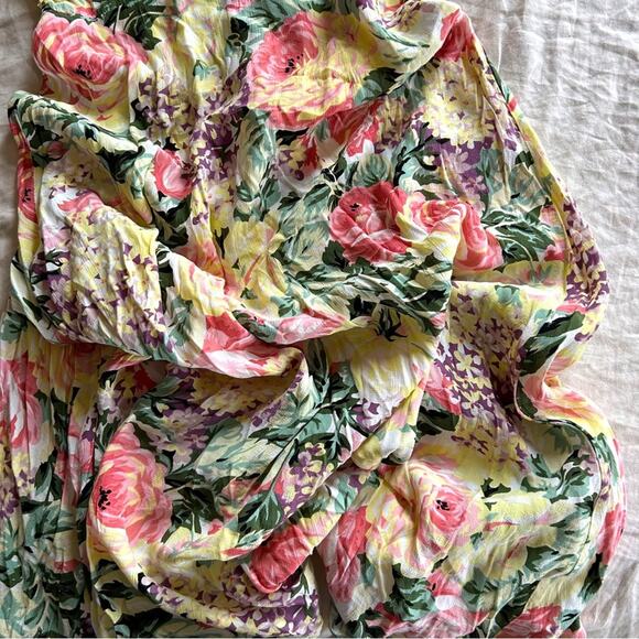 SALE💝 Faithfull the Brand Yellow Floral Garden Party Maxi Dress - Picture 6 of 8
